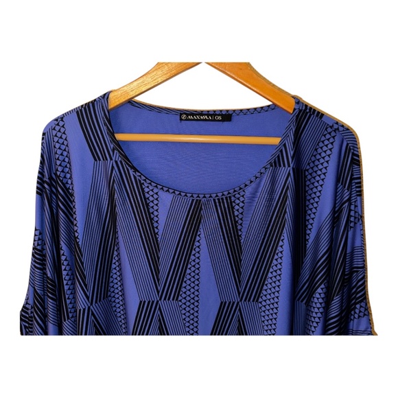 Manaola Hawaii Over-sized Tunic O/S Draped Plus - Picture 2 of 4